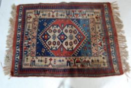 20TH CENTURY AFGHAN WOOLLEN FLOOR RUG
