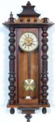 19TH CENTURY MAHOGANY CASED 8 DAY REGULATOR CLOCK