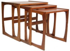 A VINTAGE 1970’S G-PLAN TEAK WOOD NEST OF TABLES