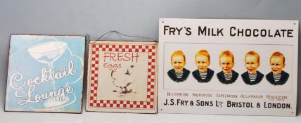 VINTAGE STYLE FRYS MILK CHOCOLATE FIVE BOYS SIGN