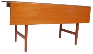 VINTAGE 20TH CENTURY TEAK WOOD DANISH DROP LEAF DINING TABLE