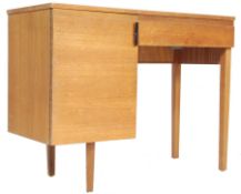 RETRO VINTAGE 1950S MID CENTURY TEAK WOOD DESK