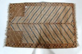 HANDWOVEN ISLAMIC AFGHAN FLOOR PRAYER MAT RUG