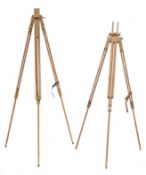 TWO LATE 20TH CENTURY VINTAGE ARTIST EASELS