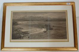 1920’S ETCHING BY WILLIAM LIONEL WYLLIE (1851-1931) DEPICTING SHIPS AT SEA