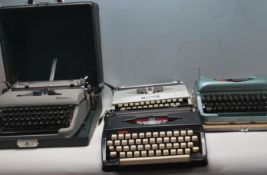 COLLECTION OF VINTAGE LATE 20TH CENTURY TYPEWRITERS