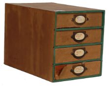 MID 20TH CENTURY RETRO DESKTOP FILING CABINET CHEST