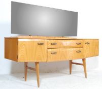 VINTAGE BLONDE WOOD MIRROR BACK DRESSING TABLE