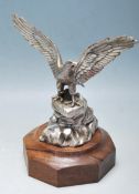 RETRO 20TH CENTURY LARGE WHITE METAL AMERICAN EAGLE