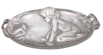 ANTIQUE EARLY 20TH CENTURY ART NOUVEAU GERMAN CARD TRAY BY WMF