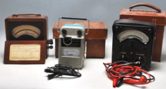 COLLECTION OF MID CENTURY ELECTRICAL TESTERS.