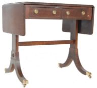 GEORGE III ANTIQUE STYLE MAHOGANY SOFA TABLE