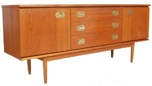 VINTAGE RETRO 20TH CENTURY TEAK WOOD SIDEBOARD CREDENZA