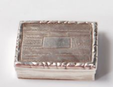 20TH CENTURY SILVER VINAIGRETTE