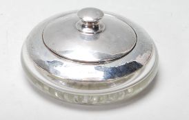 1920'S SILVER HALLMARKED POWDER POT