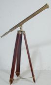 EARLY 20TH CENTURY BRASS TELESCOPE BY ROSS OF LONDON