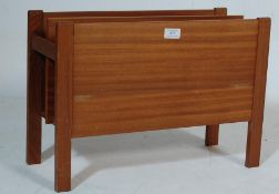 1960’S GUY ROGERS TEAK WOOD MAGAZINE RACK
