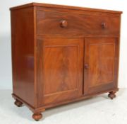 19TH CENTURY VICTORIAN MAHOGANY CHEST CUPBOARD