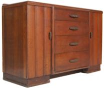 1930’S ART DECO OAK SIDEBOARD DRESSER WITH DRAWERS AND CUPBOARD