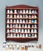 COLLECTION OF VINTAGE 20TH CENTURY CERAMIC THIMBLES - ROYAL WORCESTER - ROYAL CROWN DERBY