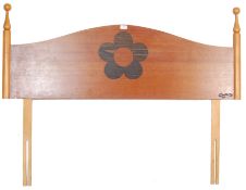 20TH CENTURY TEAK WOOD MARY QUANT HEADBOARD