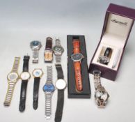 COLLECTION OF VINTAGE RETRO GENTLEMENS WATCHES