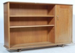 RETRO VINTAGE BEECH PRIORY BOOKCASE
