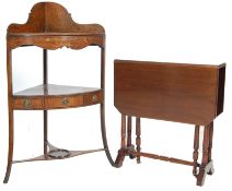 GEORGIAN MAHOGANY TWO TIER WASH STAND