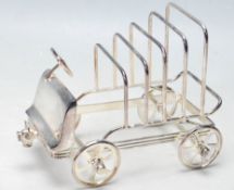 VAN BERGH SILVER PLATED TOAST RACK