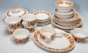 RETRO VINTAGE MIDWINTER WOODLAND DINNER SERVICE