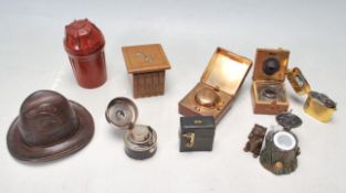 COLELCTION OF 20TH CENTURY VINTAGE INK WELLS