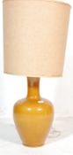 LARGE RETRO VINTAGE 1970S PORCELAIN TABLE LAMP