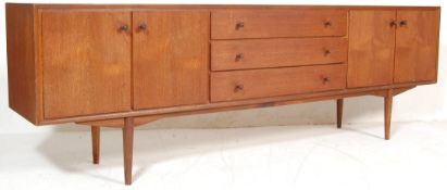 VINTAGE RETRO 1960’S TEAK WOOD SIDEBOARD CREDENZA WITH DRAWERS AND CUPBOARD