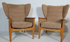 PAIR OF VINTAGE PARKER KNOLL EASY CHAIRS