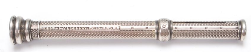 ANTIQUE MORDAN & CO SILVER PROPELLING PENCIL
