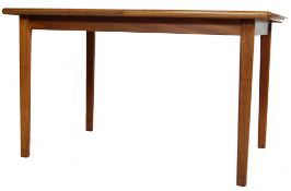 VINTAGE 20TH CENTURY TEAK WOOD DANISH INSPIRED DINING TABLE