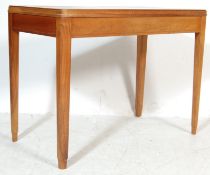 MID CENTURY GOLDEN OAK AIR MINISTRY WRITING TABLE DESK