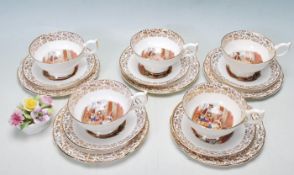 STAFFORDSHIRE VINTAGE CRIES OF LONDON TEA SERVICE