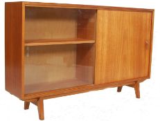 VINTAGE 20TH CENTURY TEAK WOOD DISPLAY CABINET BY HERBERT GIBBS