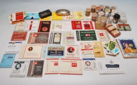 WELSH MINERS SNUFF BOX AND PAPIER MACHE SNUFF BOXES