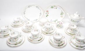 MINTON MEADOW PATTERN BONE CHINA TEA SERVICE