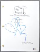 ET THE EXTRA-TERRESTRIAL (1982) - DREW BARRYMORE SIGNED SCRIPT
