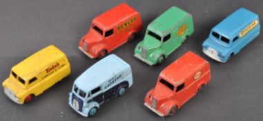 COLLECTION OF ORIGINAL VINTAGE DINKY TOYS DIECAST MODEL VANS