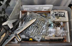 LARGE COLLECTION OF MODEL KIT PARTS AND ACCESSORIES