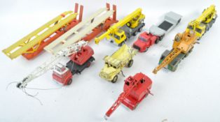 COLLECTION OF VINTAGE DINKY TOYS DIECAST MODEL TRUCKS