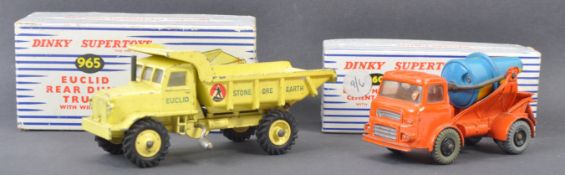 TWO ORIGINAL DINKY SUPERTOYS DIECAST MODEL VEHICLES