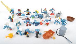 COLLECTION OF VINTAGE PEYO MADE ' SMURFS ' / ' SMURF ' FIGURES