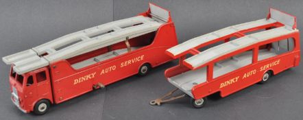 ORIGINAL VINTAGE DINKY SUPERTOYS DIECAST MODEL CAR TRANSPORTER SET