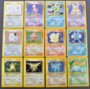 COLLECTION OF VINTAGE POKEMON BASE SET HOLO SHINY CARDS