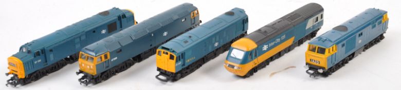 COLLECTION OF HORNBY 00 GAUGE MODEL RAILWAY DIESEL LOCOMOTIVES